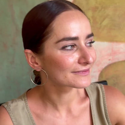 Roundrel | Large Circle Earrings