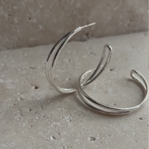 Revolve | Crossing Hoop Earrings – Love Lori Michelle Jewelry