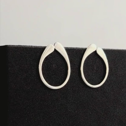 The Drip | Fluid Hoop Earrings