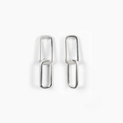 Linking | Dangling Link Earrings